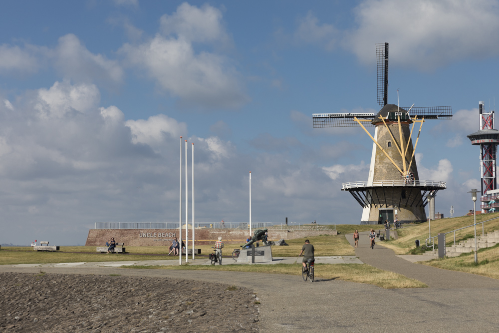 Oranjemolen bij de kust van vlissingen